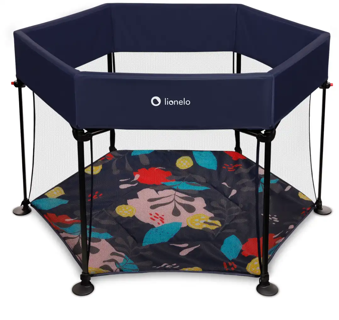 Дитячий манеж Lionelo Roel Blue navy